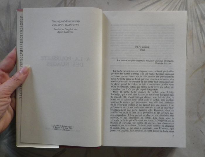 A la poursuite des nuages de Esther Sager Ed. France Loisirs - photo numéro 5