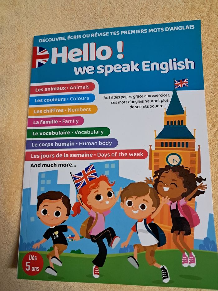 Livre éducatif anglais
