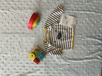 pull léger blanc rayé marine broderie devant 6 mois vertbaudet