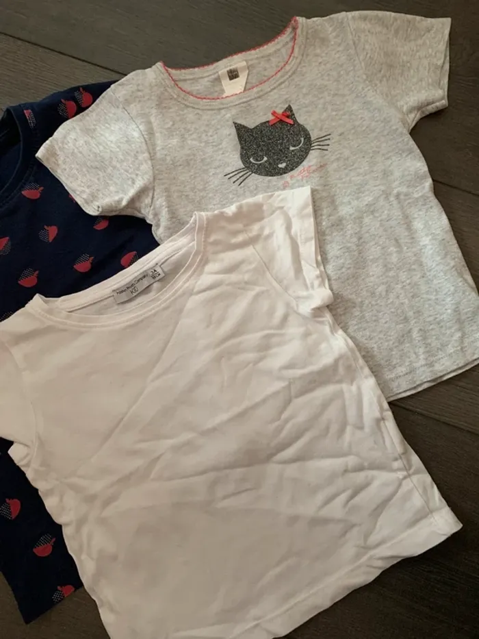 Lot de 3 tee shirt manches courtes 3 ans - photo numéro 3