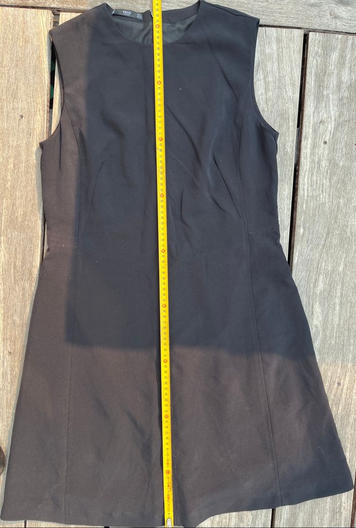 Belle robe droite noire Mango taille L - photo numéro 8