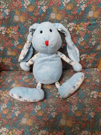 #3 Doudou peluche lapin Aubert