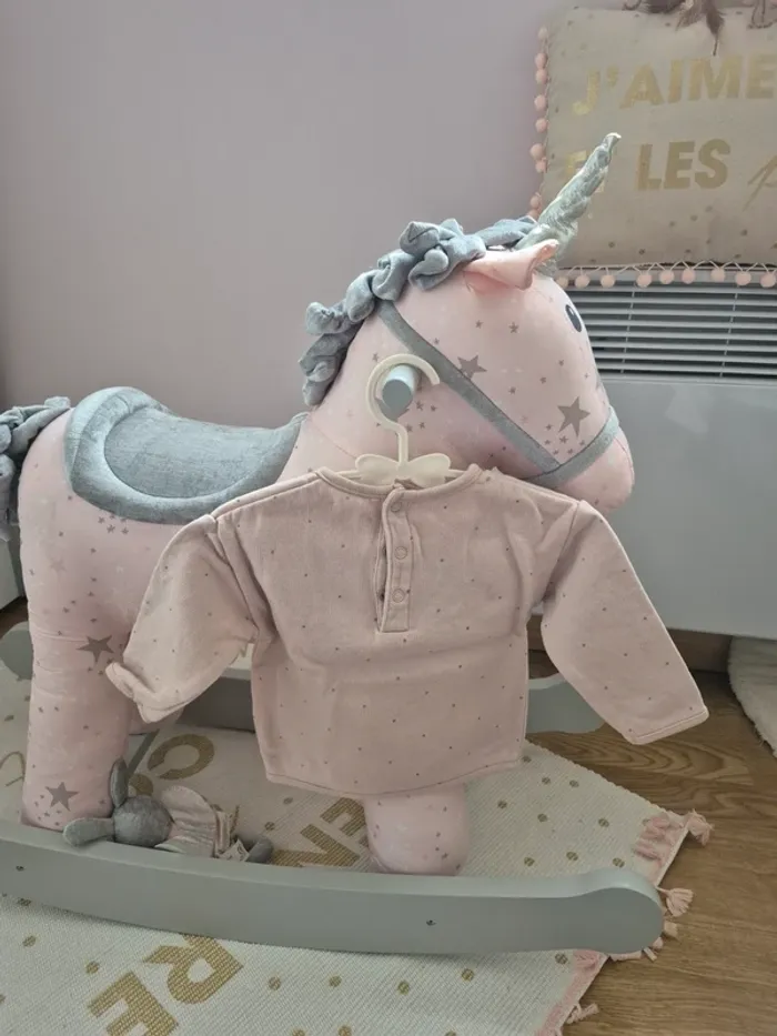 Pull "chérie" 9 mois 69/72cm - photo numéro 2