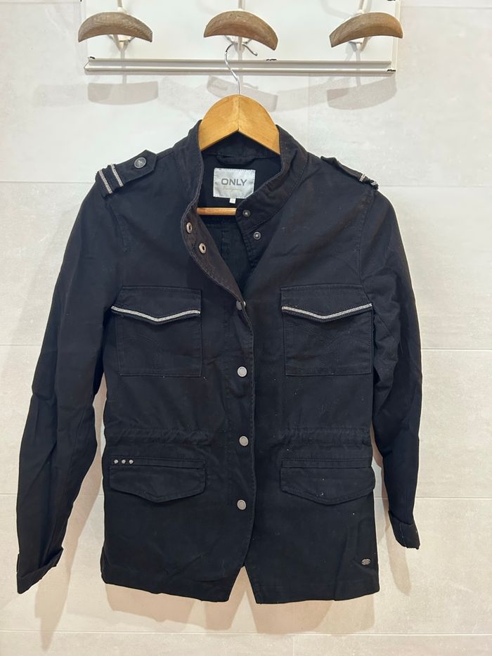 Veste ONLY Noire - Style Militaire & Cintré - photo numéro 4