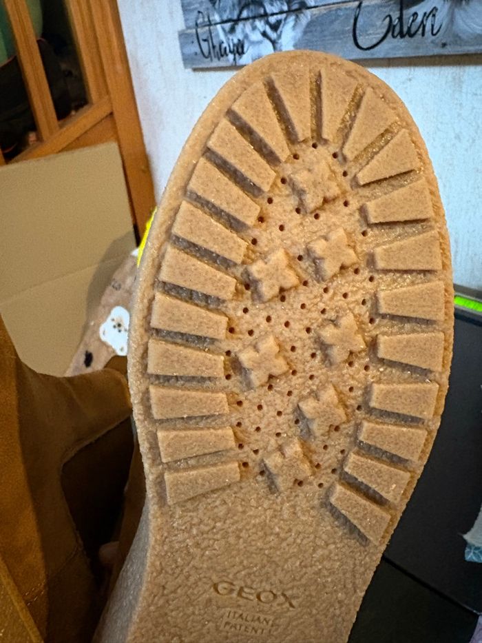 Bottines geox p38 portées une fois marron - photo numéro 6