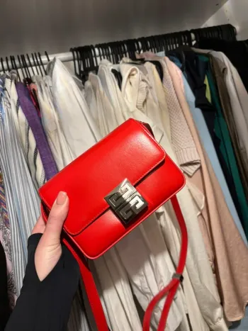 Sac bandoulière rouge
