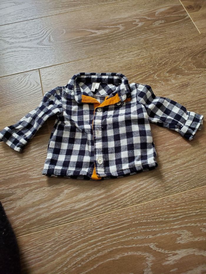 Ensemble salopette et chemise. - photo numéro 2