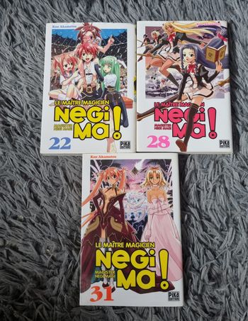 Lot Manga Le Maître Magicien (Negi Ma!)