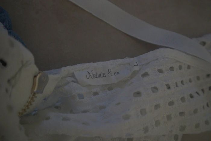 Robe bleue et blanche, taille L - photo numéro 4