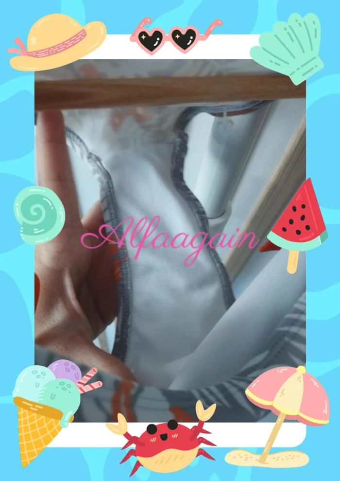 Maillot de bain gris 10ans - photo numéro 3