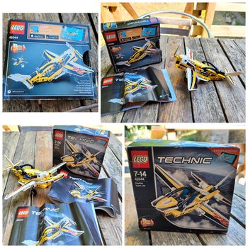 Lego technic 42044 L'avion de chasse 🛩 acrobatique, 2 modèles en 1 boîte, complet+boîte+notices