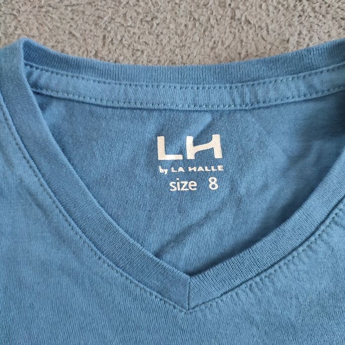 Lot Tee-shirt 8 ans col V La Halle - photo numéro 4