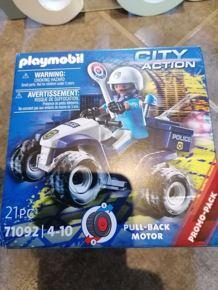 Playmobil police quad neuf - photo numéro 2