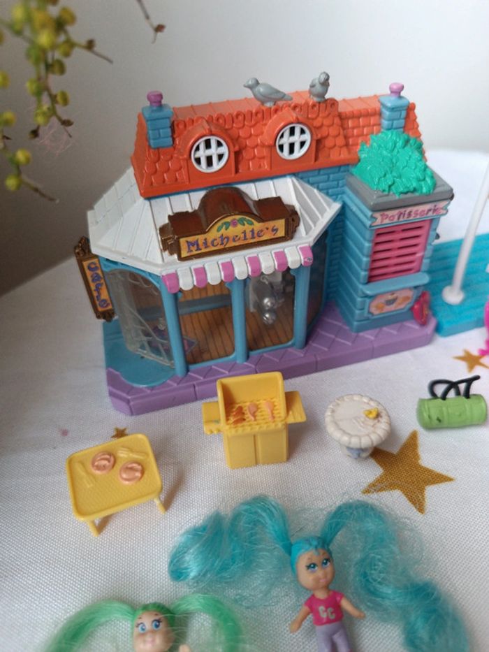 1997 mini pouce confiserie café pâtisserie michelle's génie toy restaurant Polly petite poupée small - photo numéro 5