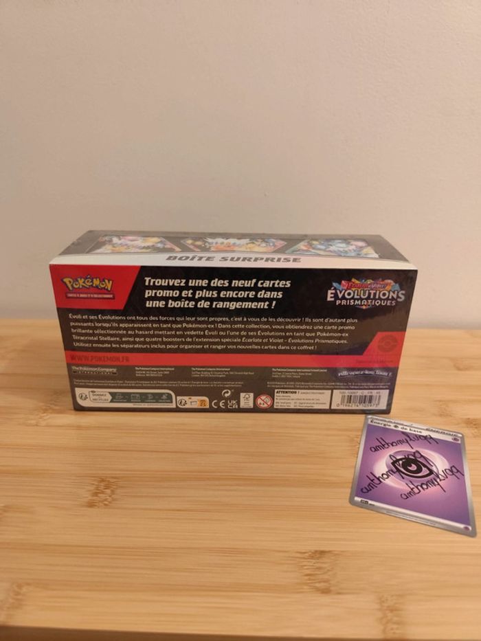 Boîte Surprise Pokémon - EV8.5 Evolutions Prismastiques - Scellée FR - photo numéro 2