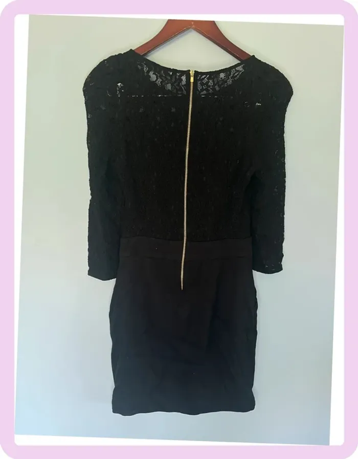 🖤 Robe Sandro Taille 1 – Noir, Dentelle & Élégance Féminine - photo numéro 5