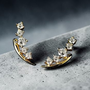 Boucles d'oreilles zirconium