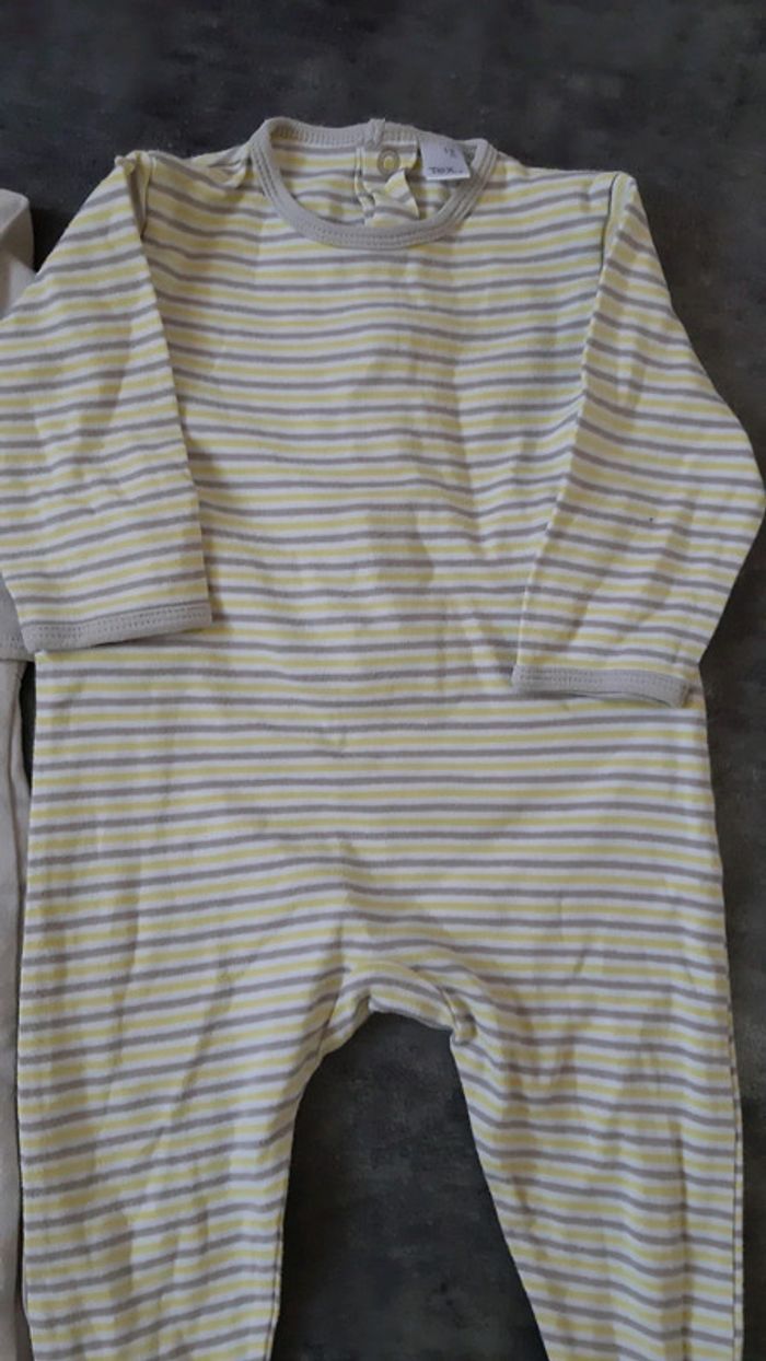 2 pyjamas grenouillère léger mixte - photo numéro 3