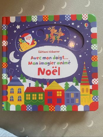 Avec mon doigt… mon imagier animé Noël