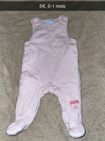 Combinaison rose clair