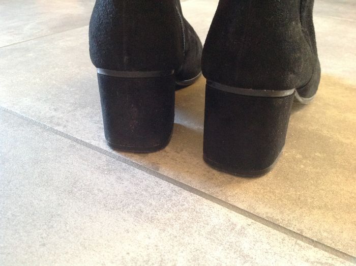 Bottines / boots noires à talons T.38 Eram - photo numéro 5