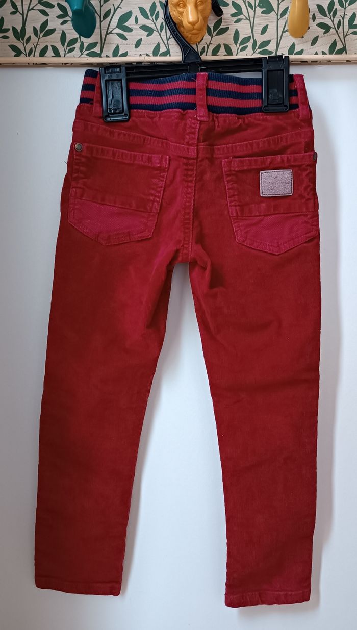 Pantalons Rouge Et Beige Différentes Marques Garçon Lot De 2 - photo numéro 3