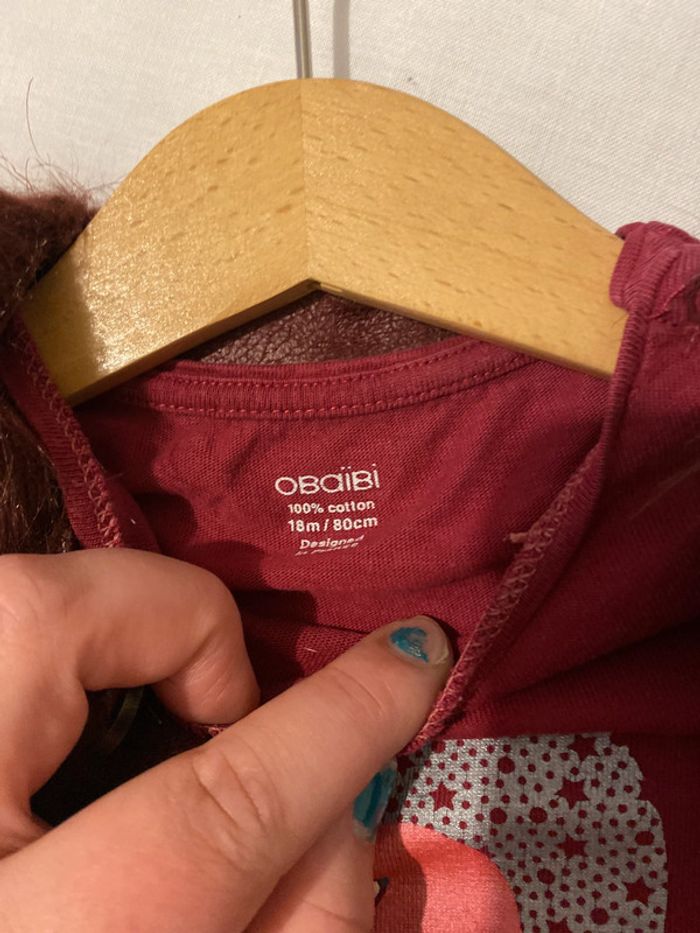 Ensemble veste + haut okaidi 18 mois - photo numéro 3