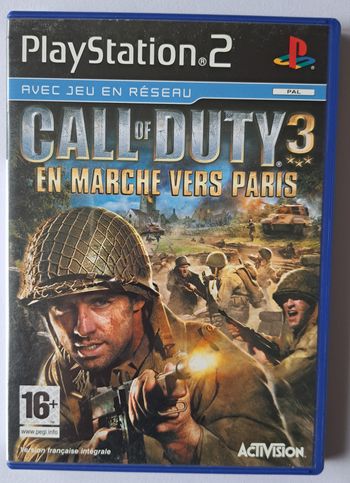 Call of Duty 3 En marche vers Paris Sony PlayStation 2 PS2