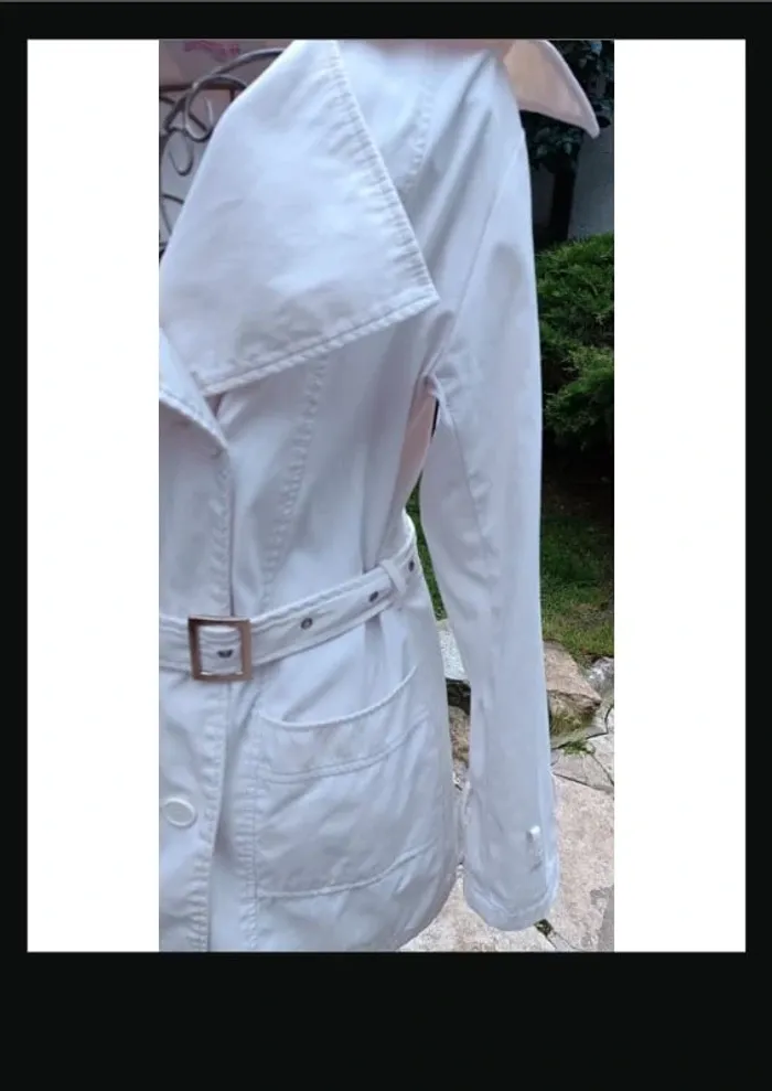 Trench blanc taille 42 - photo numéro 2