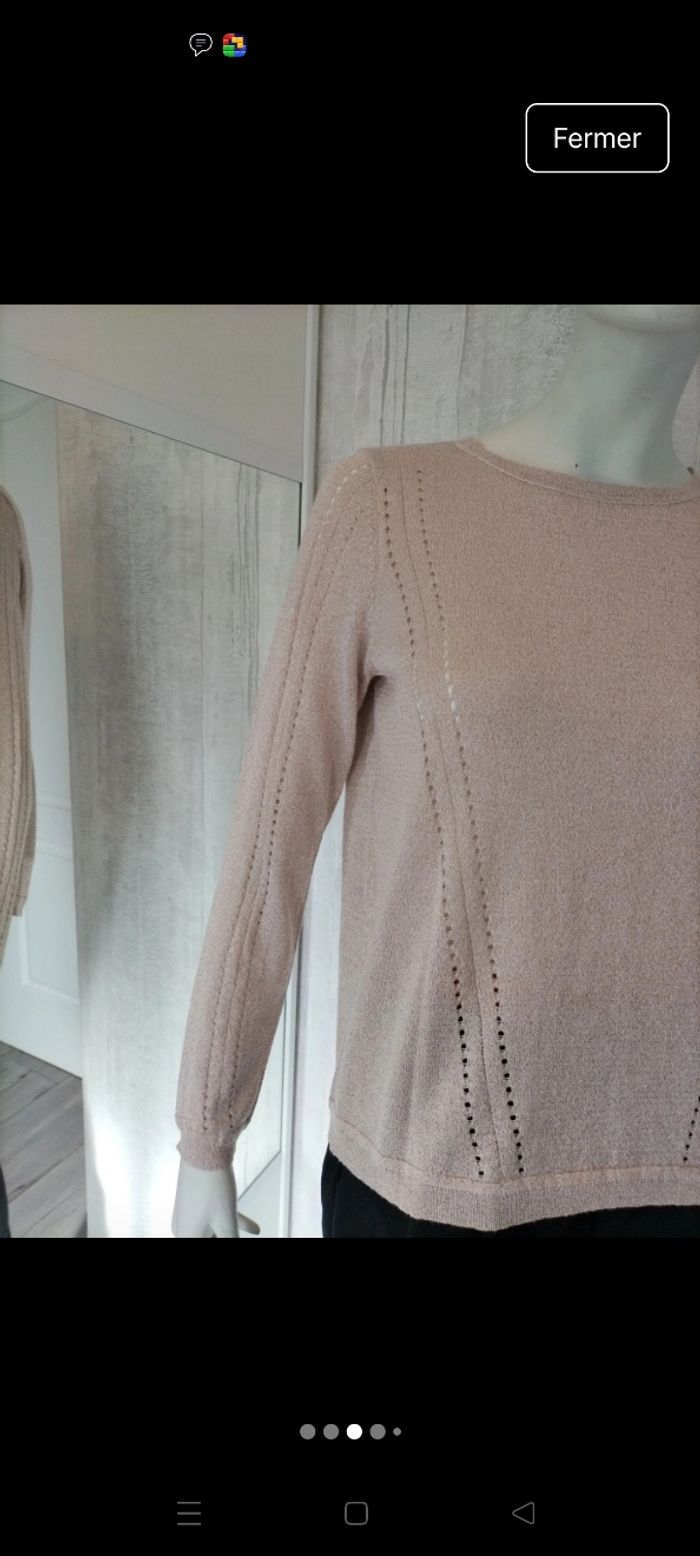 Pull brillant col rond - photo numéro 4