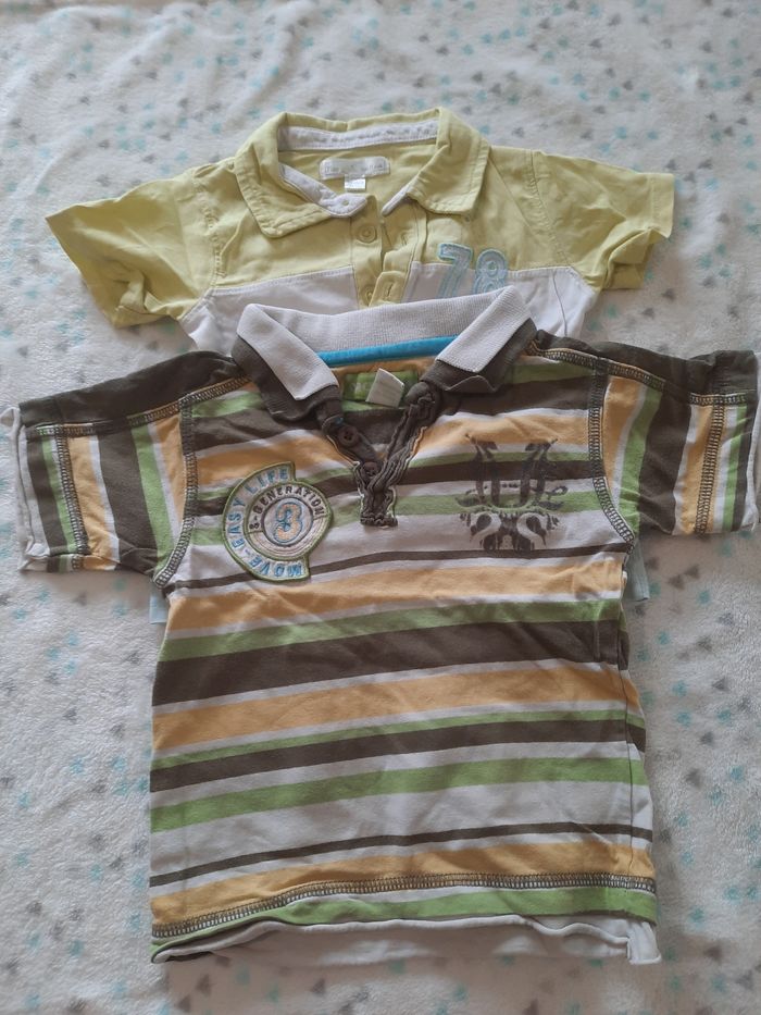 Lot de polos à manches courtes