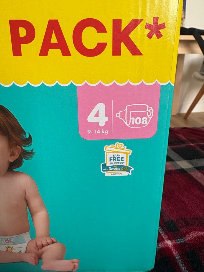Maxi pack Pampers BAY dry taille 4 - photo numéro 2