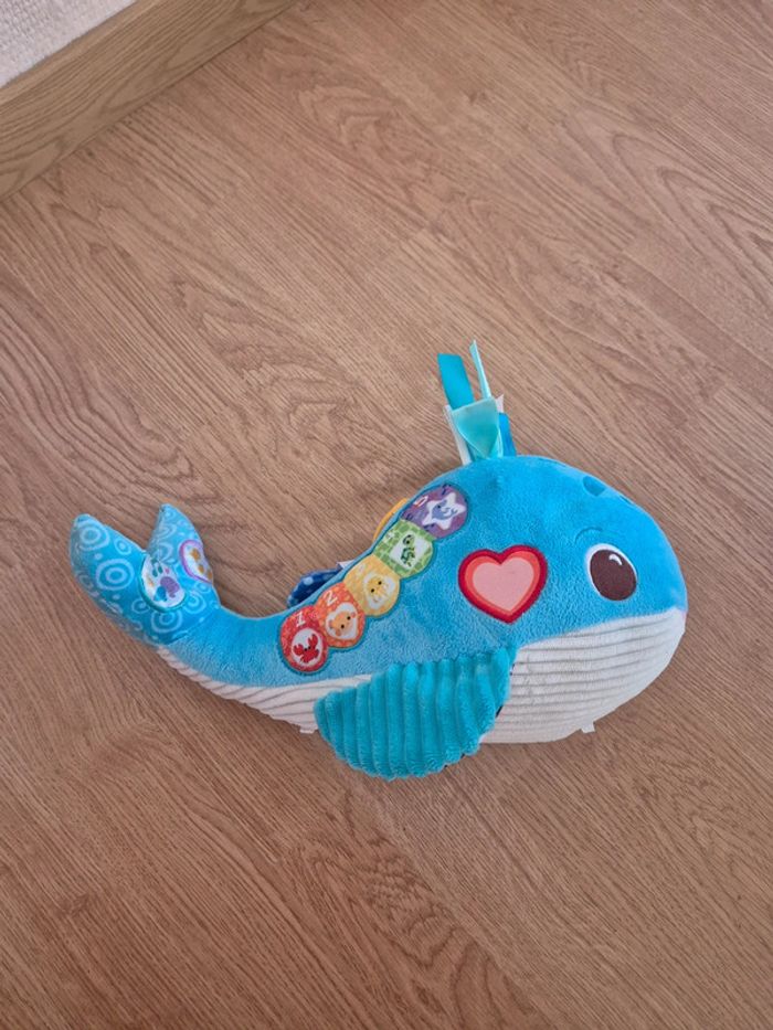 Peluche d'activité baleine musicale pour bébé Vtech