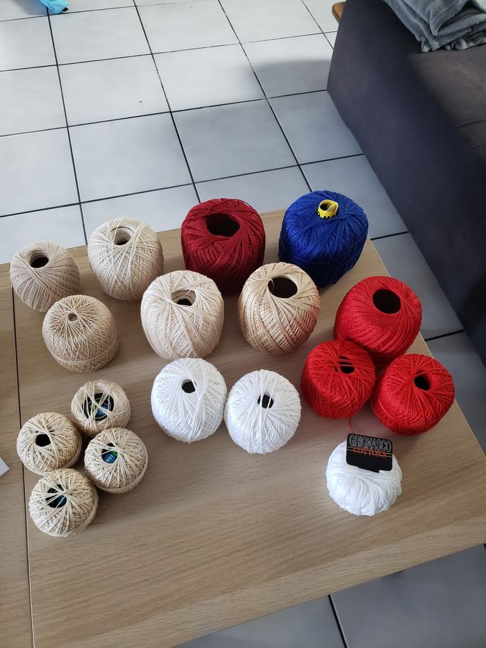 Lot fils pour crochet