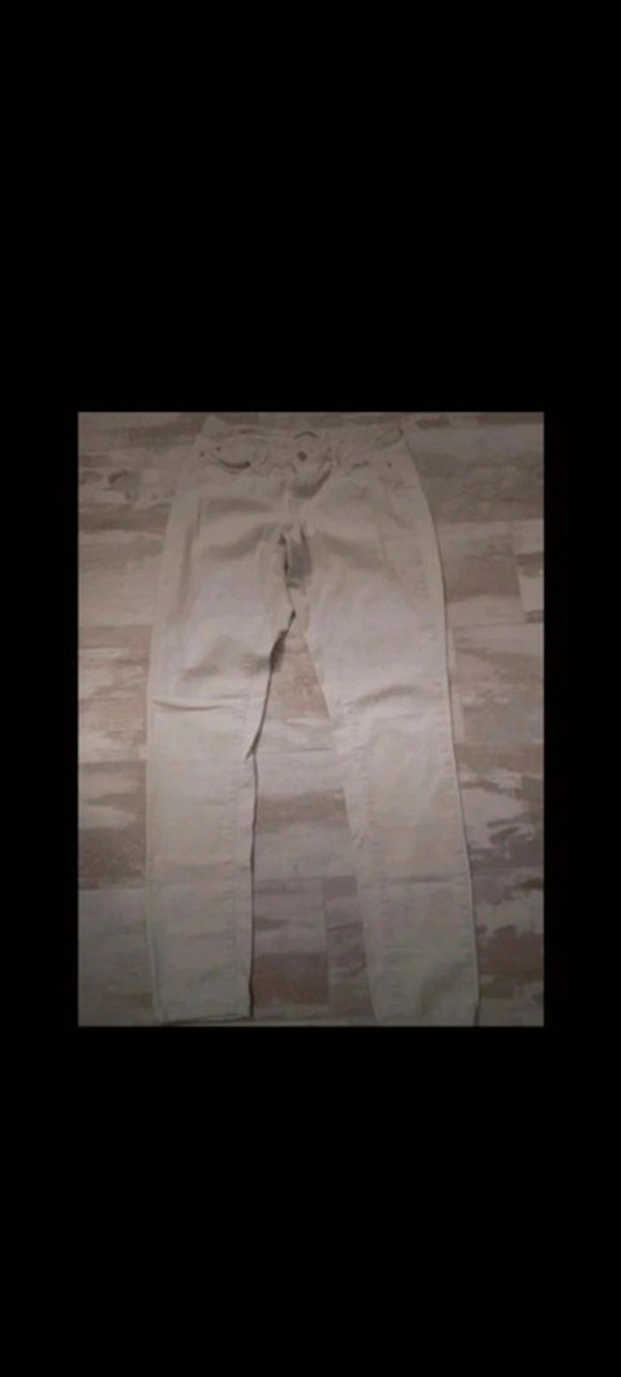 Pantalon blanc femme