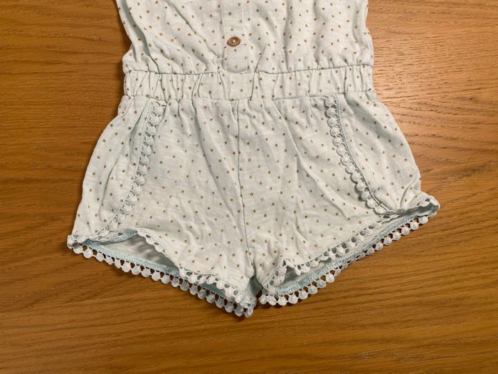 Kiabi Combinaison short turquoise Taille 12 mois - photo numéro 3