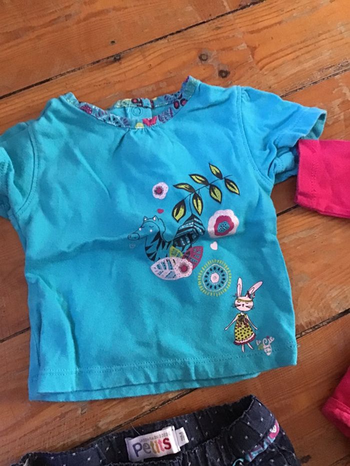 Ensemble LCDP 3 mois pantalon t-shirt body - photo numéro 3