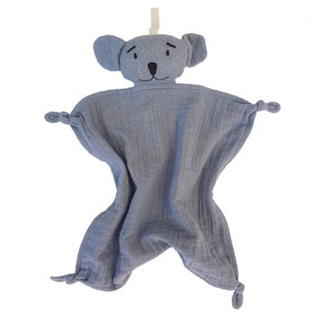 Doudou plat en coton Bio Koala - couleur Tradewinds - dès la naissance - Summerville Organic