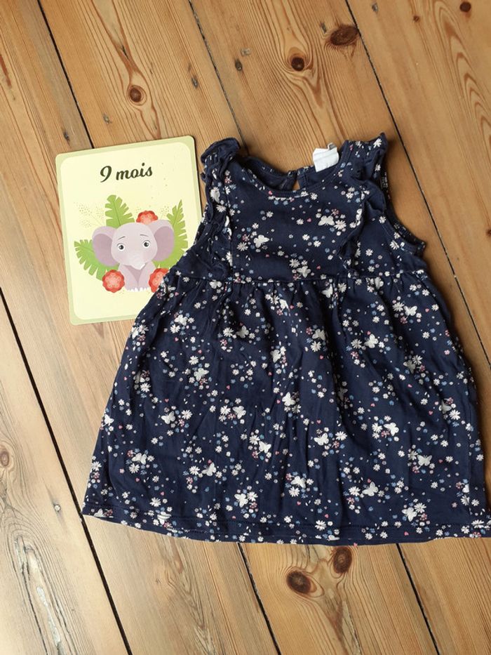 Robe à fleurs 9m H&M TBE