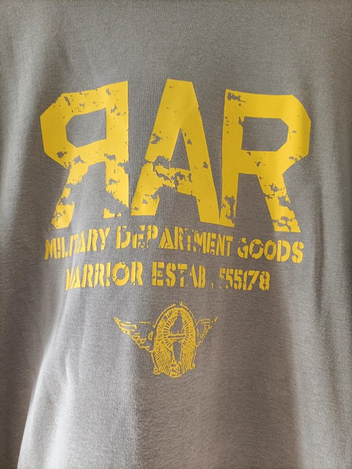 T Shirt manches longues gris T. M - photo numéro 2