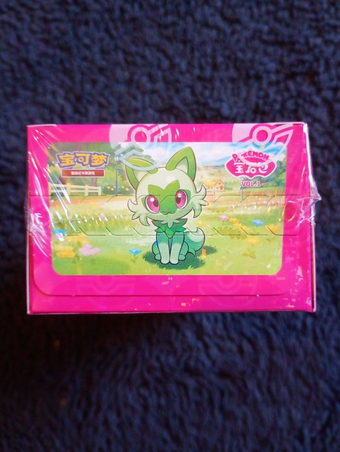 Pokémon Display chinoise Vol.1 Sprigatito – Neuve scellée - photo numéro 6