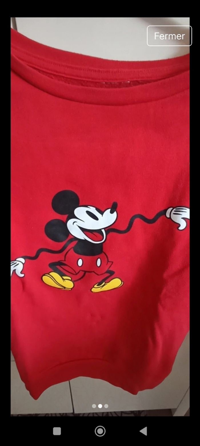 Sweat Mickey taille 38 - photo numéro 2