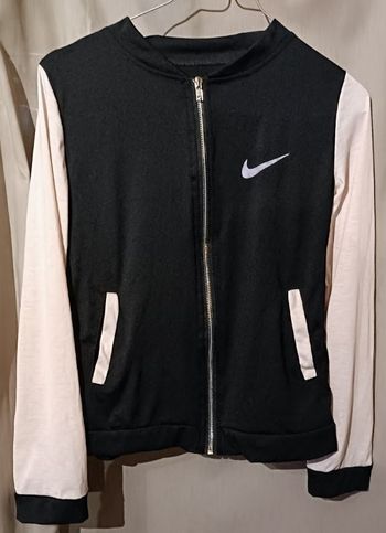 Gilet fin noir et rose pâle taille S neuf