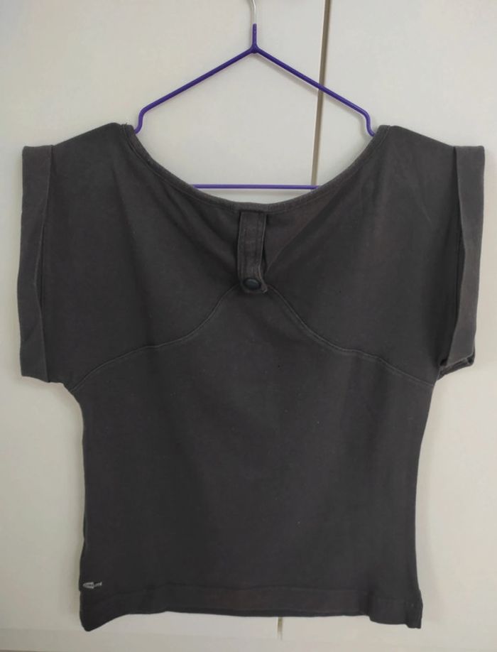 T-shirt gris noir Adidas 38 - photo numéro 6