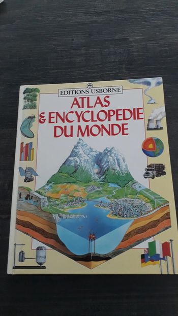 Livre "Atlas et Encyclopédie du Monde" - comme neuf