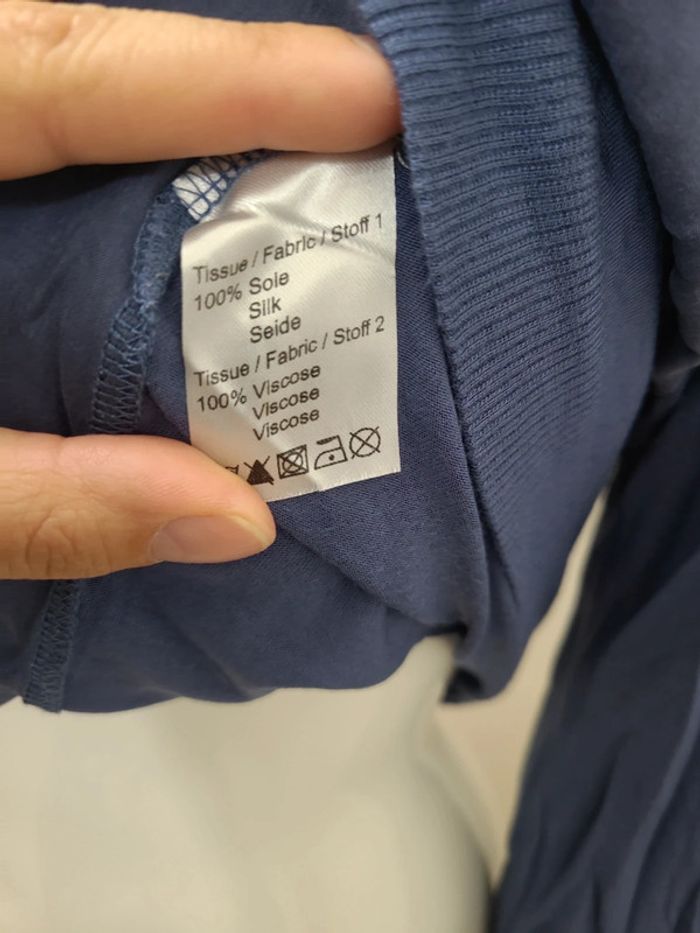 Jolie T shirt bi matière soie et viscose. - photo numéro 4
