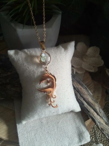 Collier phénix et connecteur ormeaux