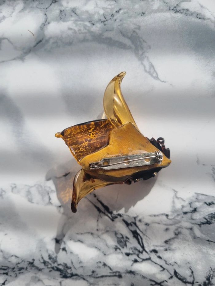 Broche vintage en verre - photo numéro 6