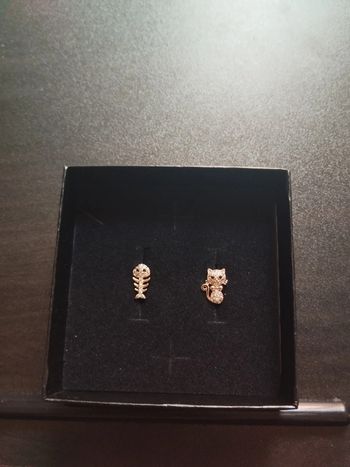 Boucles d'oreilles avec coffret cadeau