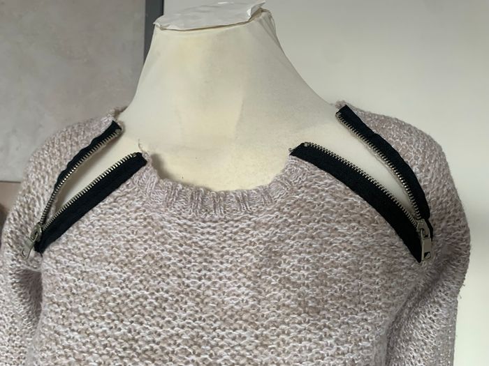 Pull rose fermeture éclair - photo numéro 4